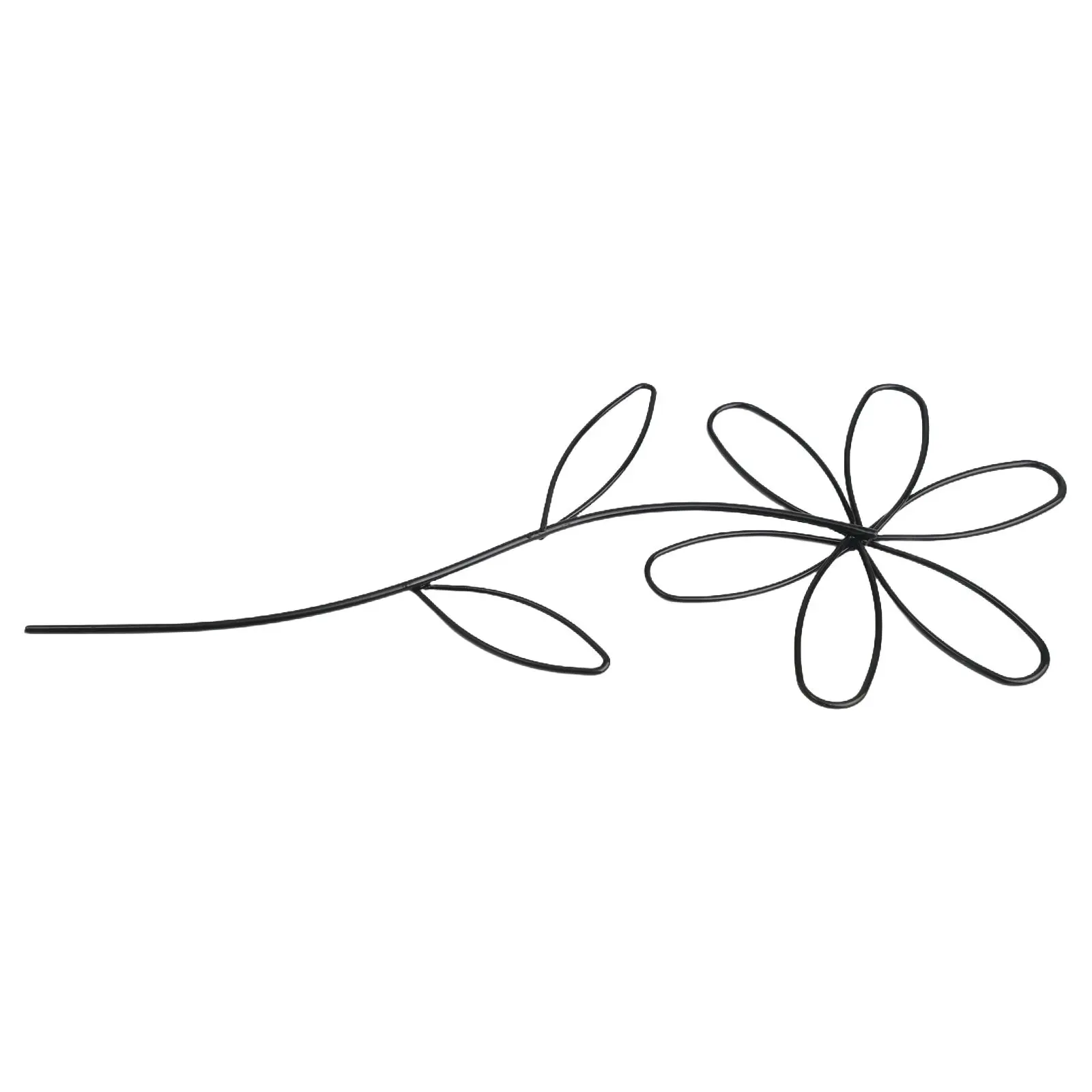 2pcs Indoor Plant Leaf Trellis Creative Flower Shape Bracket Small Metal Trellis Exquisite Climbing Plants Support Trellis