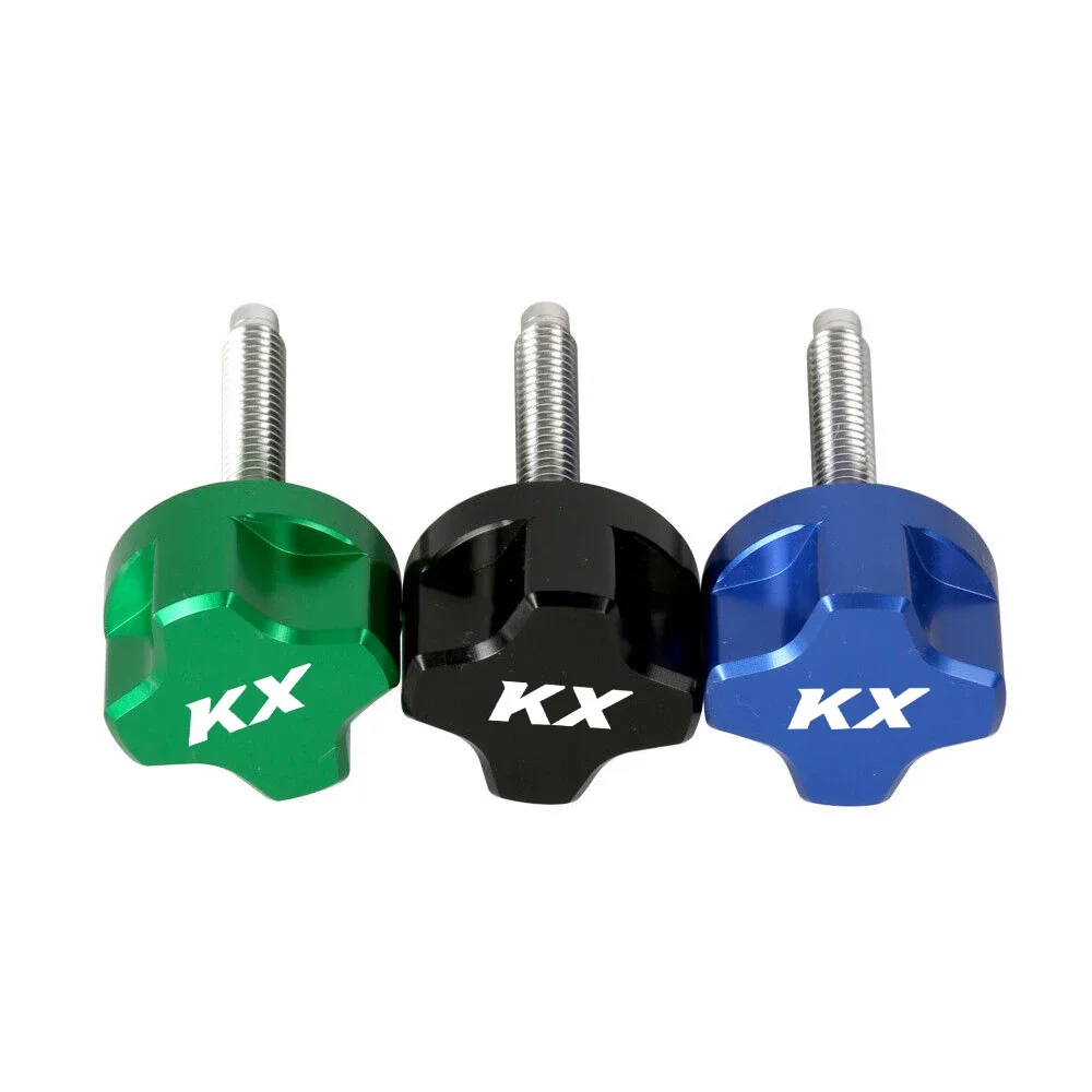 Motorcycle KX LOGO CNC Air Filter Box Bolt Screw Plug Accessories For KAKWASAKI KX450 KX 450 2019 2020