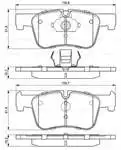 

986494689 для десяти тормозных колодок F20 F21 F30 F31 F21 F30 F31 F32 F36