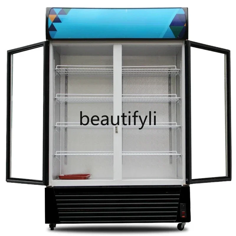 

Z189 A56 Одинарная двойная трехдверная витрина Коммерческая вертикальная витрина для сохранения свежести Охлаждаемая морозильная камера Витрина для напитков