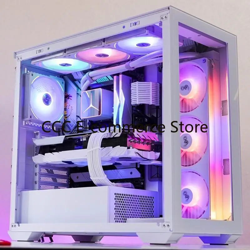 Soft Braided 18AWG PC Power Extension Cables Set, 1x24Pin Motherboards 1x8Pin CPU 2x8Pin GPU 30cm with Cable Combs R58A