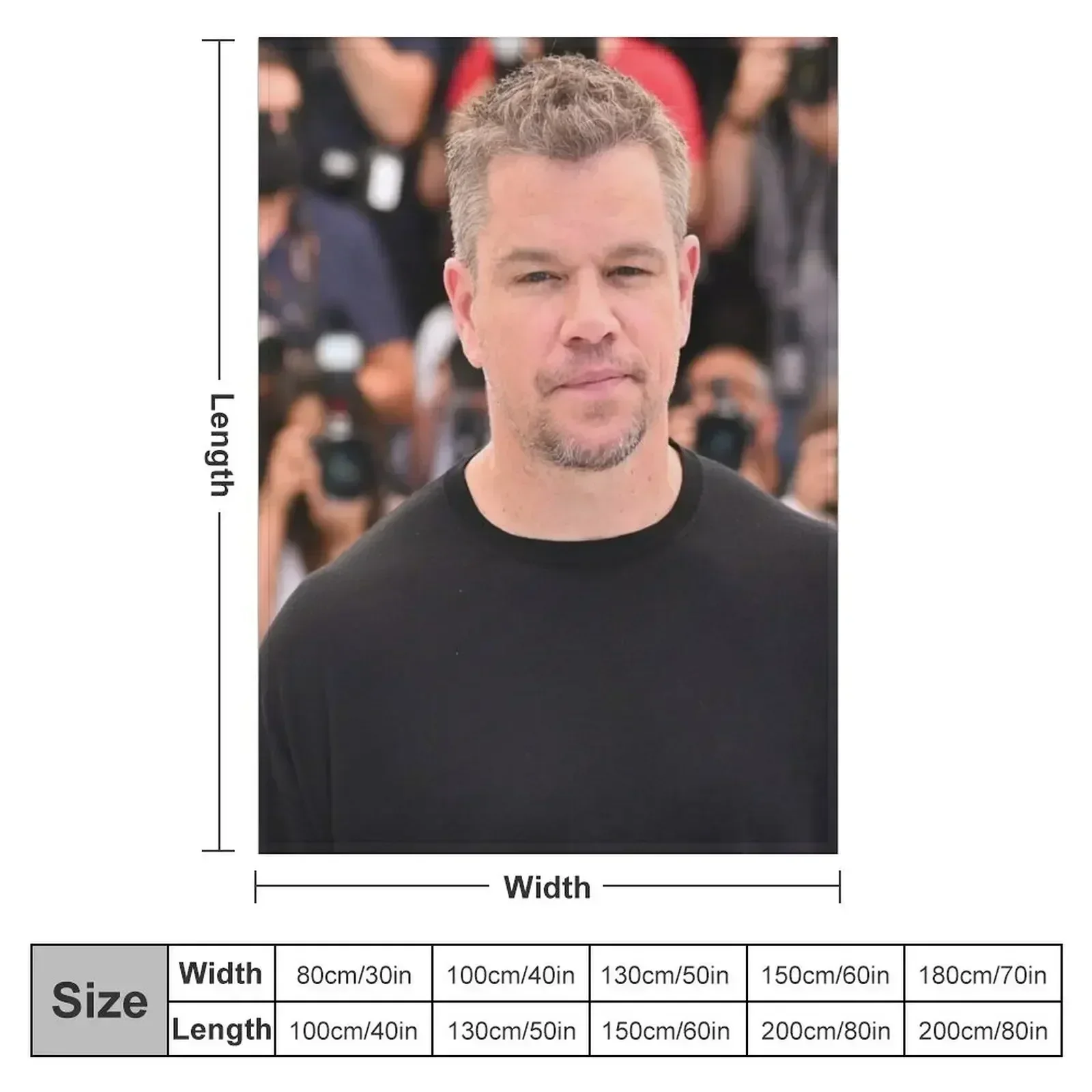 Matt Damon Throw Blanket Sofa Quilt sofa bed Hairys Moving Blankets