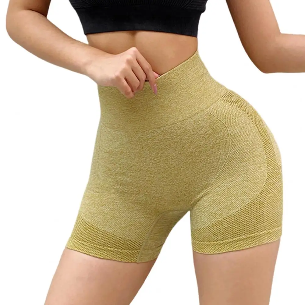 

Ladies Yoga Shorts High Waist Workout Fitness Shorts Breathable Lift Butt Fitness Gym Running Women Short Pants
