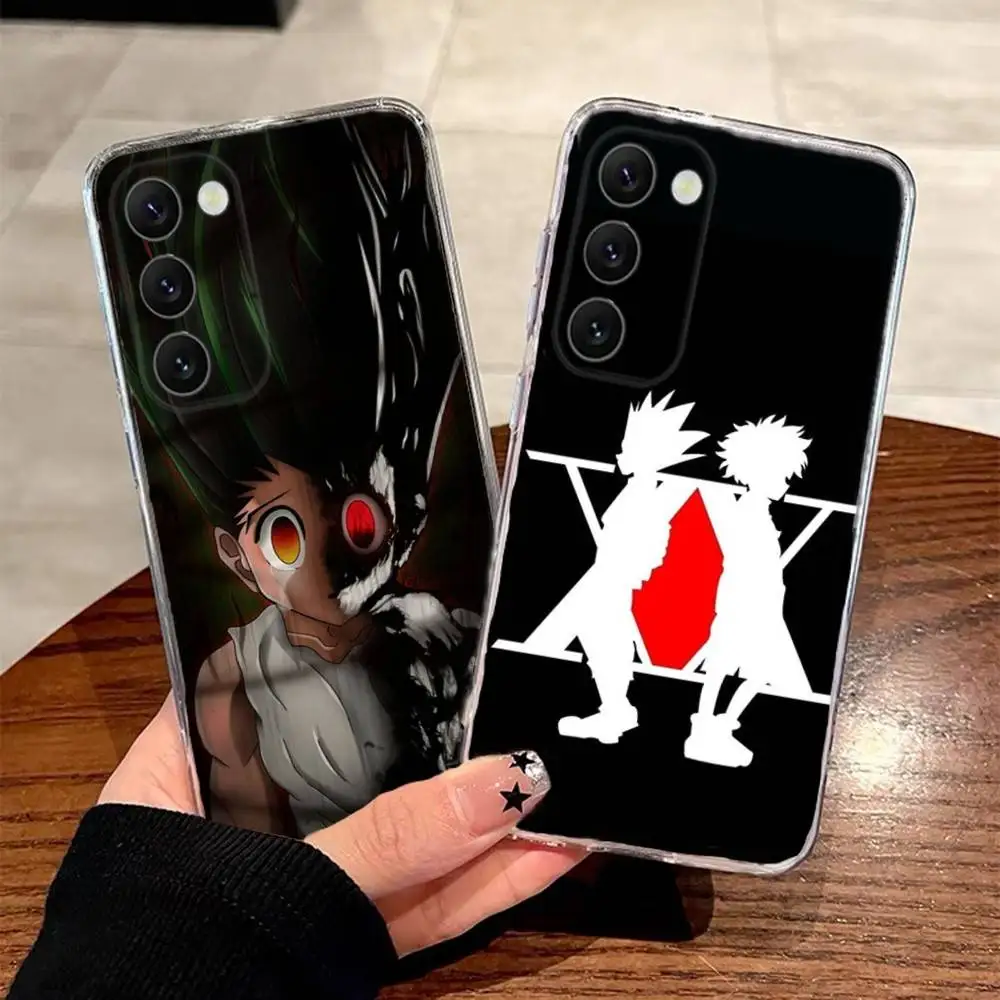 

Anime H-Hunter X-Hunterr Phone Case For Samsung S30,23,21,22,20 FE lite,S10,9,PIus Note20ultra Soft Transparent