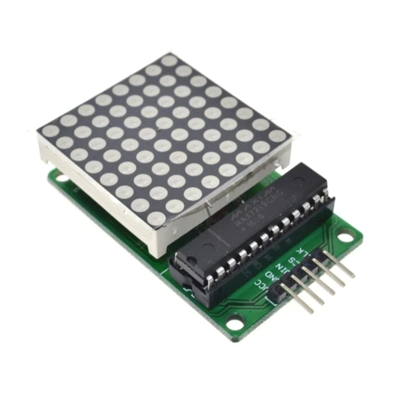 8x8 MAX7219 Dot Led Modules MCU LED Display Control Modules For Arduino 5V Modules Output Input Common Cathodes