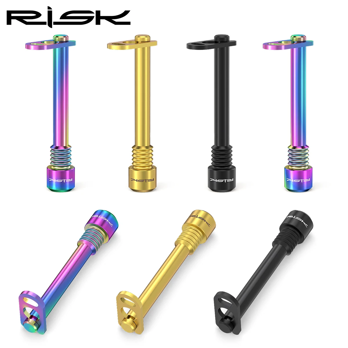 RISK Mountain Bike Oil Disc Brake Insert Screw Titanium Alloy XT XTR Disc Brake Clamp Fixing Screw