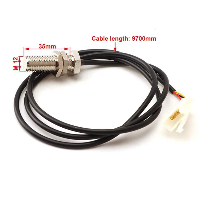 ATV Motorcycle Universal Speedometer Replacement parts speed Sensor Cable Magnetic induction