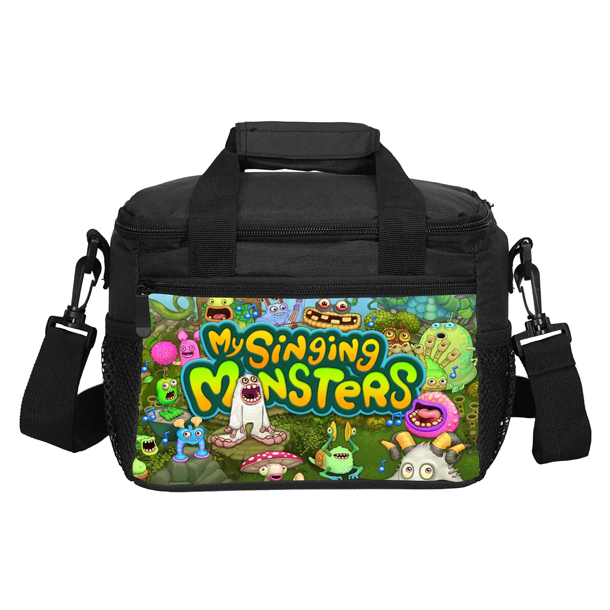 My Singing Monsters lunch bag game cartoon print large capacity outdoor picnic new kindergarten primary school boys and girls