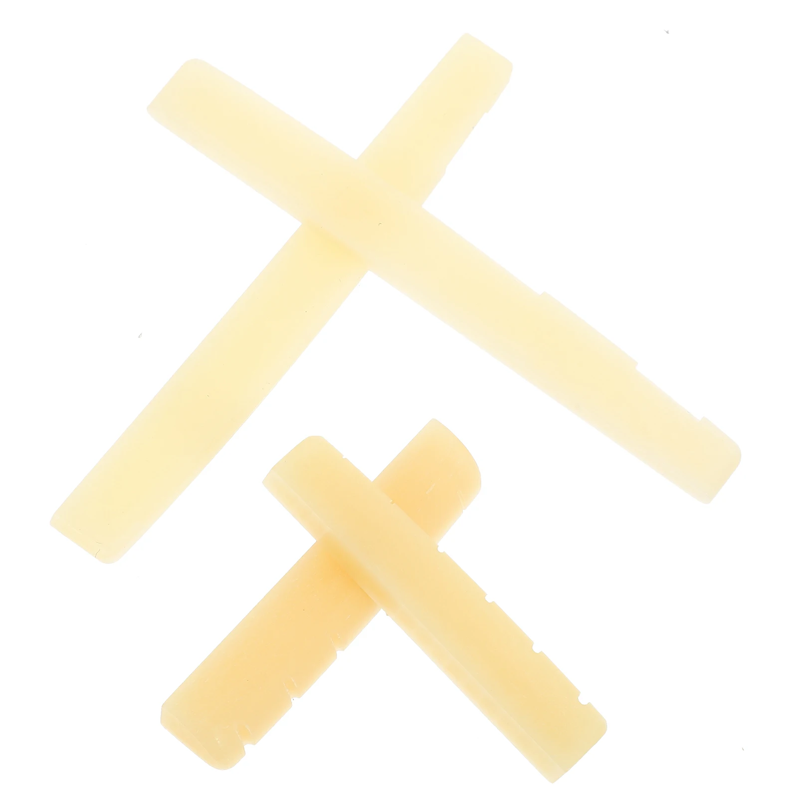 

2 Sets Guitar Pillow Bridge Saddle Acoustic Bone Parts for and Nut Saddles Accessories Components