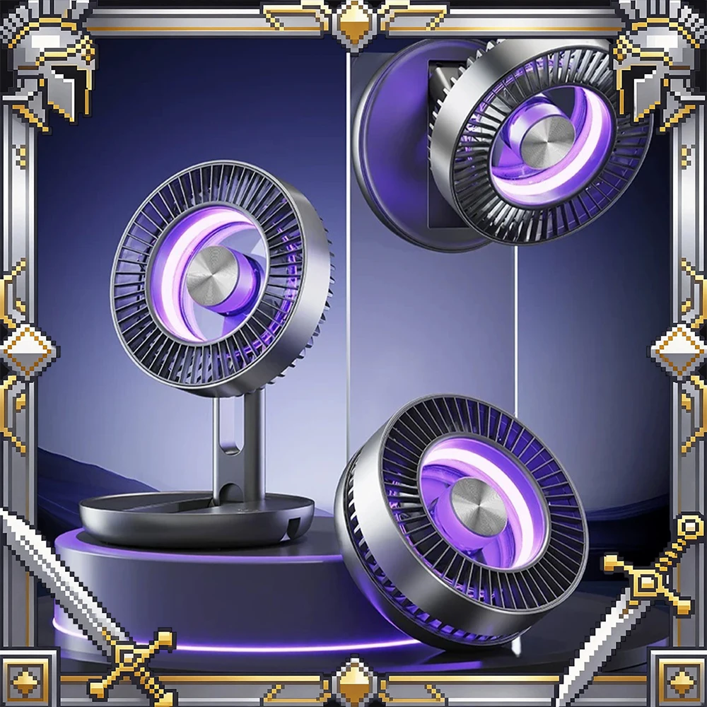 aler-s-13-desktop-fan-5th-gear-wind-speed-regulation-desktop-small-fan-multicolor-atmosphere-lamp-low-noise-light-weight-gifts