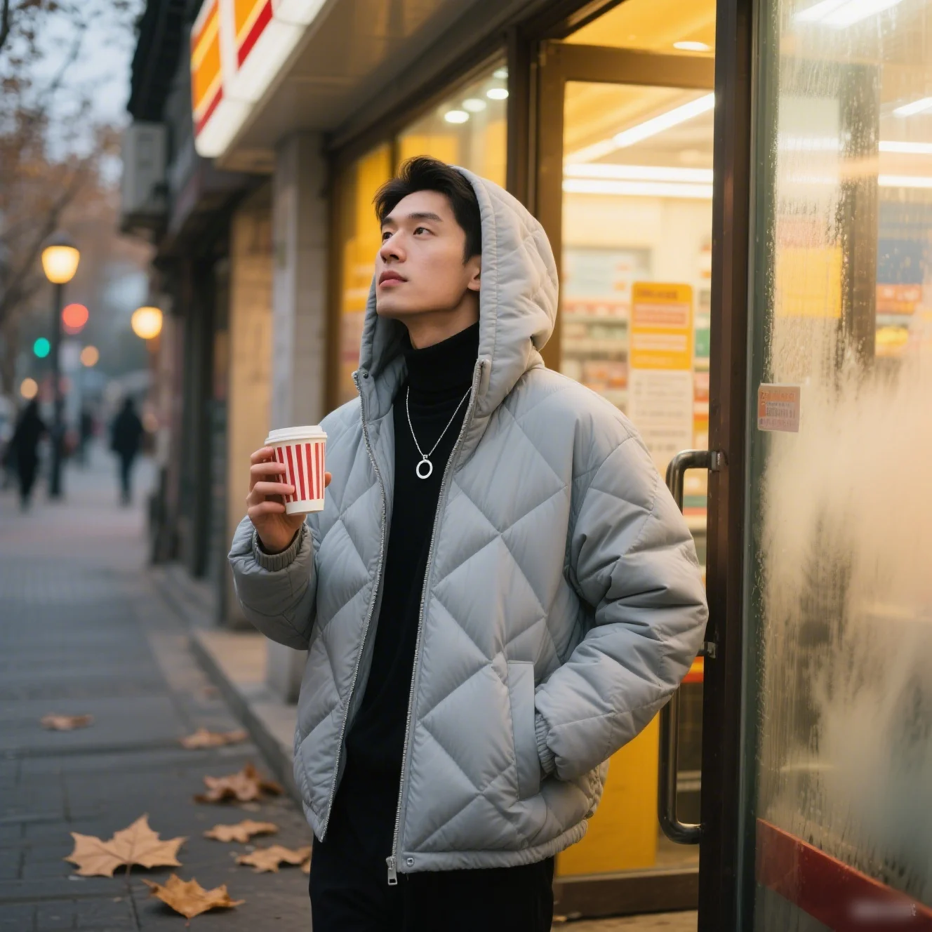 

Men's hooded down jacket, windproof and warm jacket, fashionable embossed slim fit down jacket, available in multiple colors