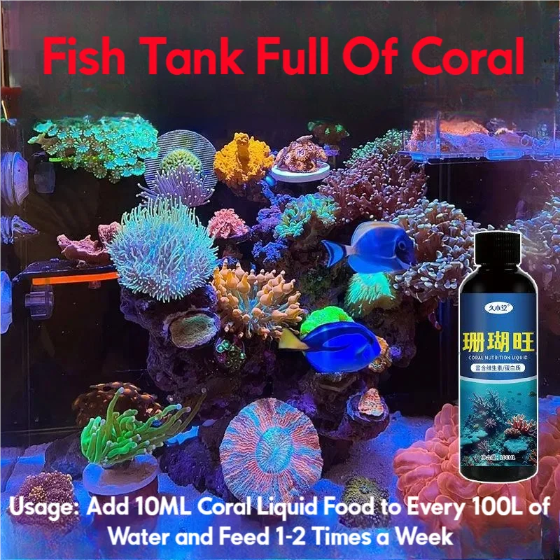Alimento Líquido para Políptos - Coral Food Liquid reseña y precio