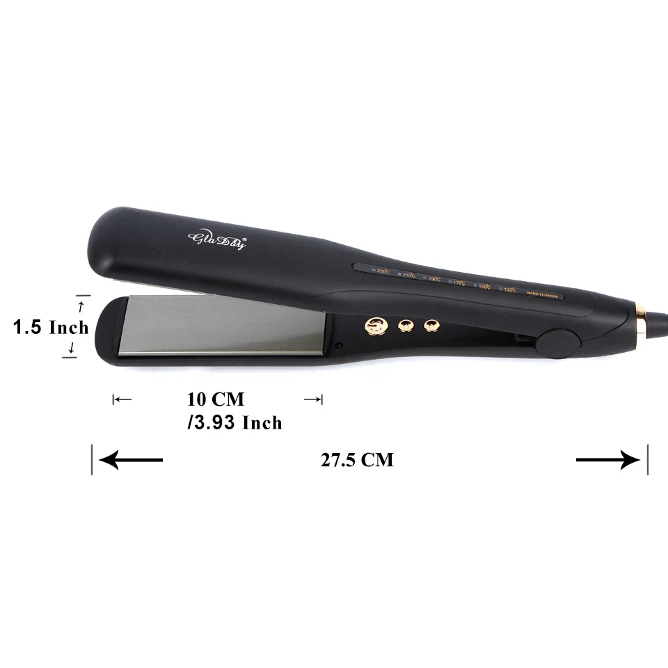 OEM Professional Custom Private Label 230C NanoTitanium Flat iron Portable Hair Straightener