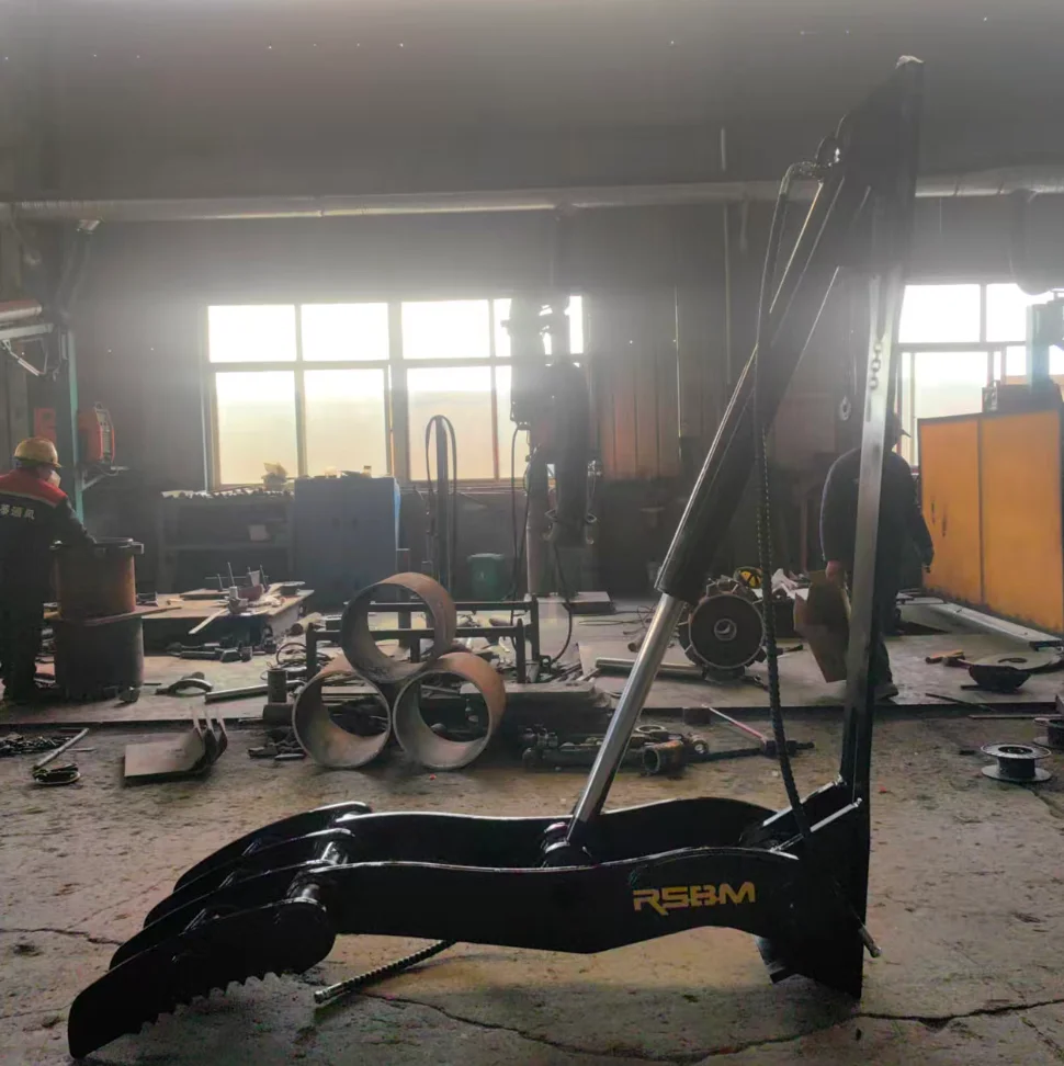 Excavator hydraulic thumb clip, hot-selling, latest model