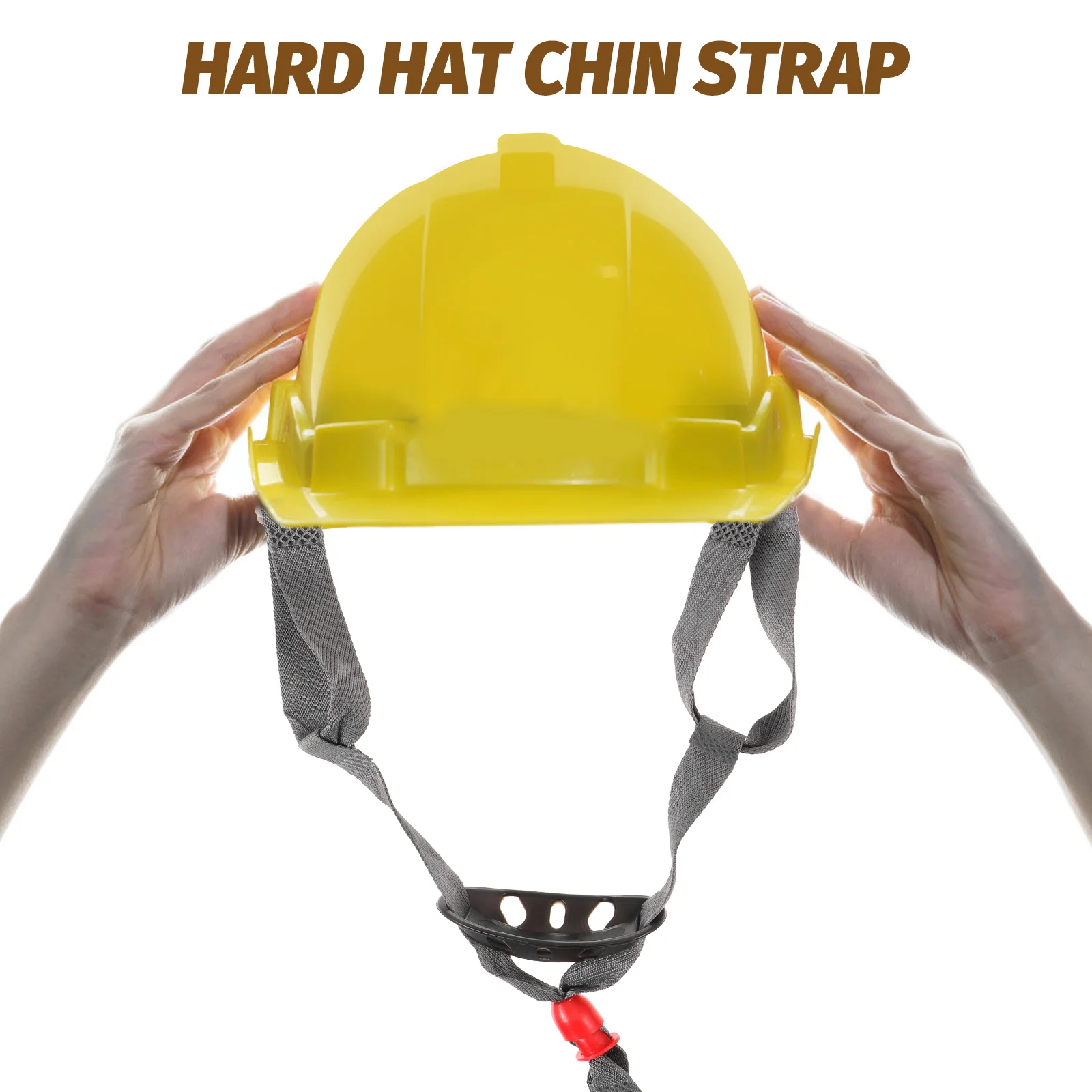 

Safety Chin Strap Adjustable Y Shaped Hard Hat Replacement Buckle Red Construction Site Labor Protection