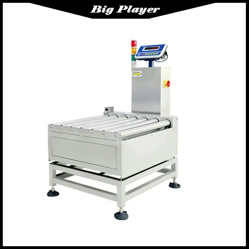 Weighing Scale With 3 Colors Alarm Roller Scale Industrial Weight Checkweigher