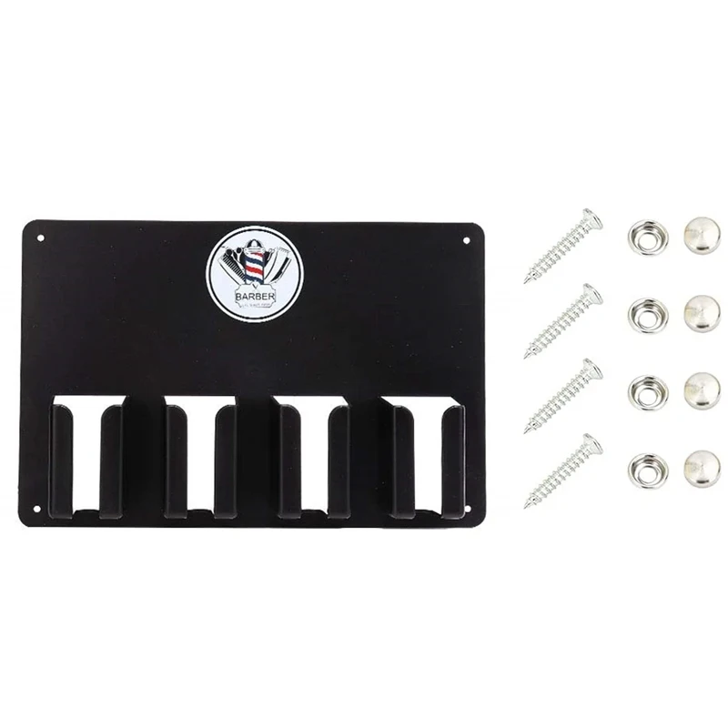 4 Card Slots Electric Clipper Storage Rack for Salon Use