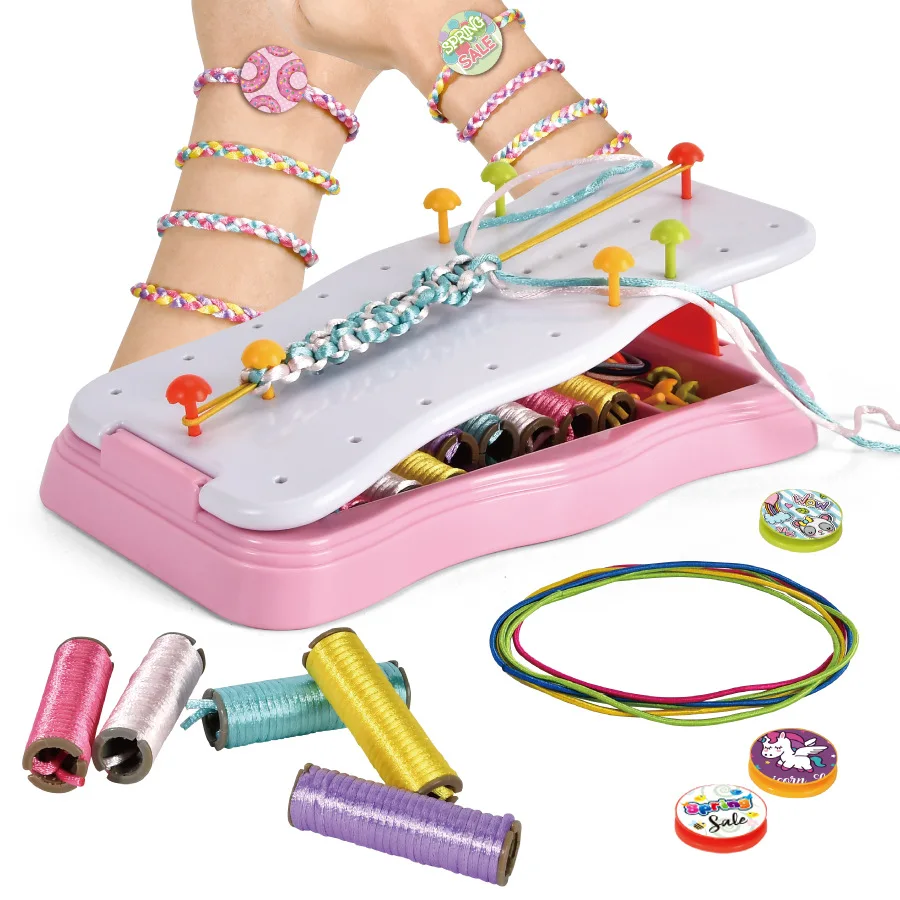 Bracelet Making Kit for Girls DIY Craft Kits Toys for 6-12 Years Old Jewelry Maker Kids Favored Birthday Christmas Gifts