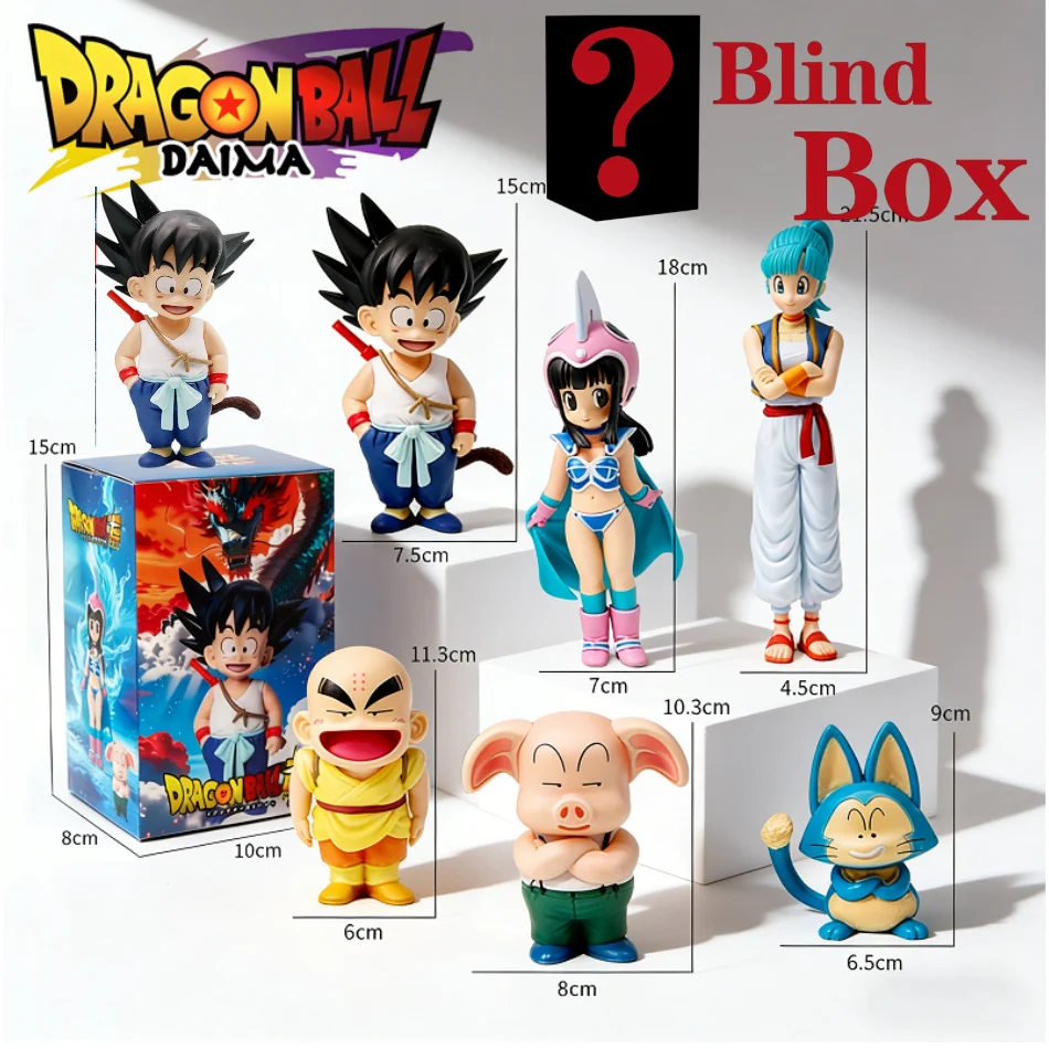 Heiße Dragon Ball Z Blind Box Ichiban Kuji Son Goku Yamcha Bulma Roshi Chichi Master PVC Actionfigur Sammlermodell Spielzeug