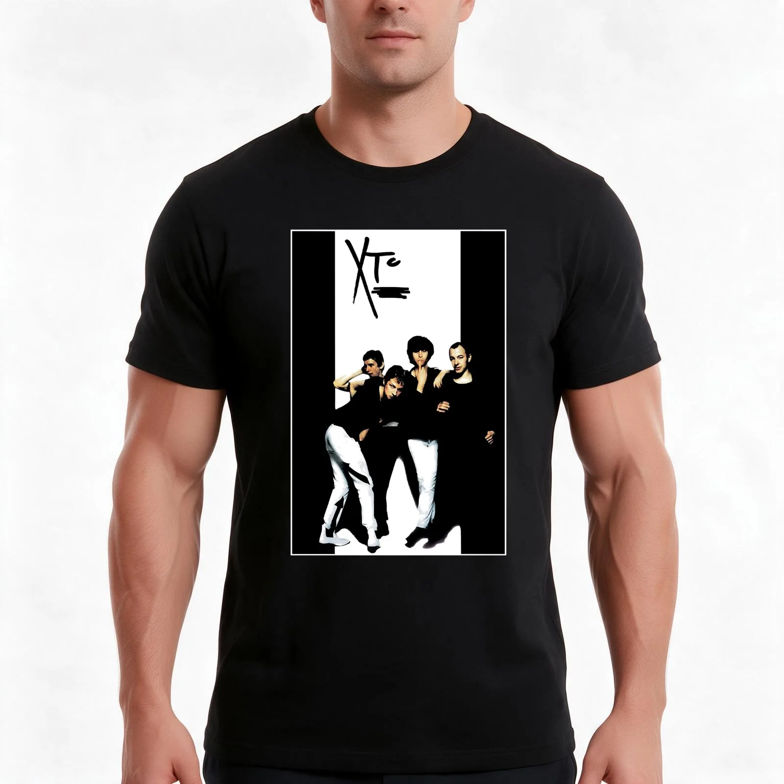 Refuse Play Conventional Punk Rock Influence Ska Pop Xtc Vintage T-Shirt, Summer Casual Cotton Tee, Oversized Streetwear Tops