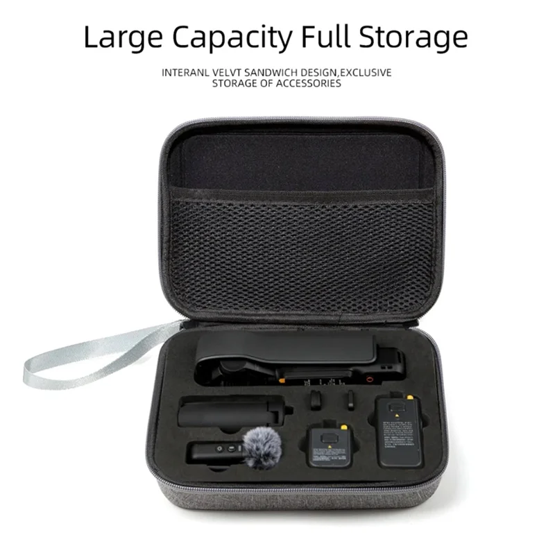 For DJI Pocket 3 Storage Bag Gimbal Camera Carrying Bag Gray/Black Handbag For DJI Pocket 3 Accessories Storage Case