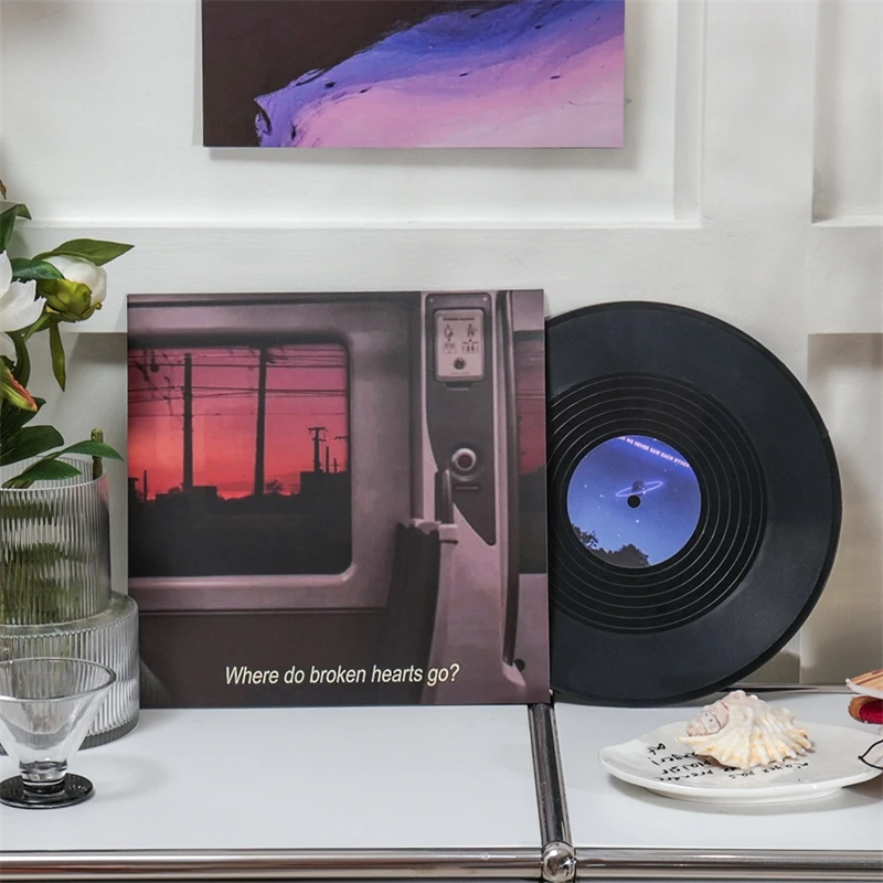 Antique Vinyl Simulation Record Album Envelope Room Living Room Bedroom Bar Wall Decoration Ornament Birthday Gift