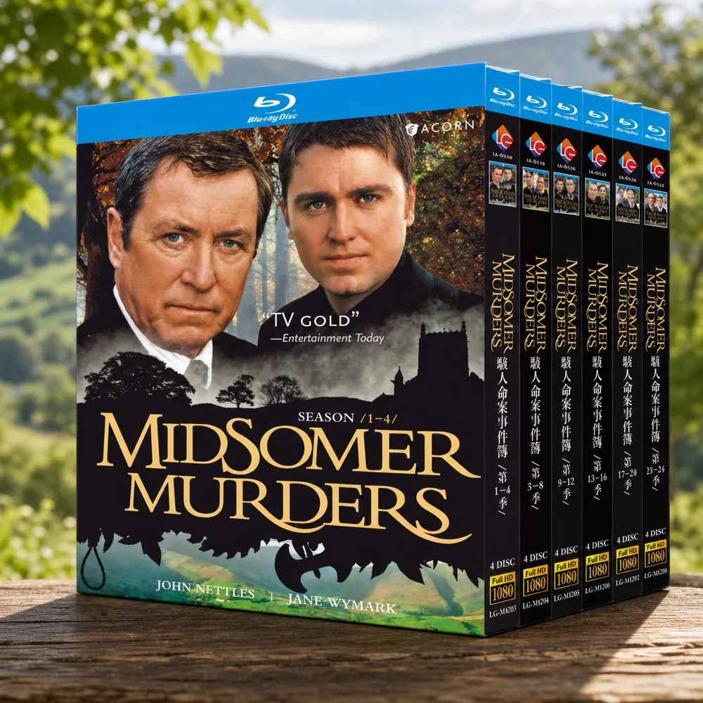Midsomer Murders Seasons 1–24 Blu-ray US TV Series Box Set with English and Chinese Subtitles
