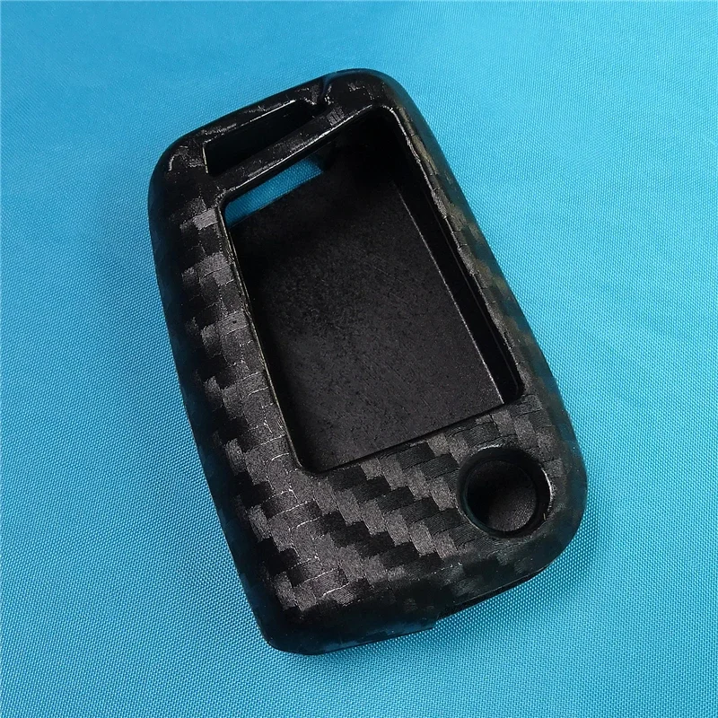 Car Key Case Cover For Volkswagen VW Golf 7 GTI R MK7 Tiguan Carbon Fiber Car Key Bag Shell Holder Fob Keyring Keychain view 6