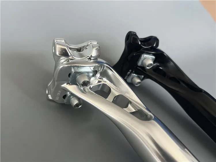 ZOOM Hinten Schwimmende Gebrochene Luft Sitzrohr Retro Hohl Aluminium Legierung Sitzstange Schwarz Sitzrohr 27,2mm * 300mm Fixie Fahrrad Sattelstütze – Detail 5