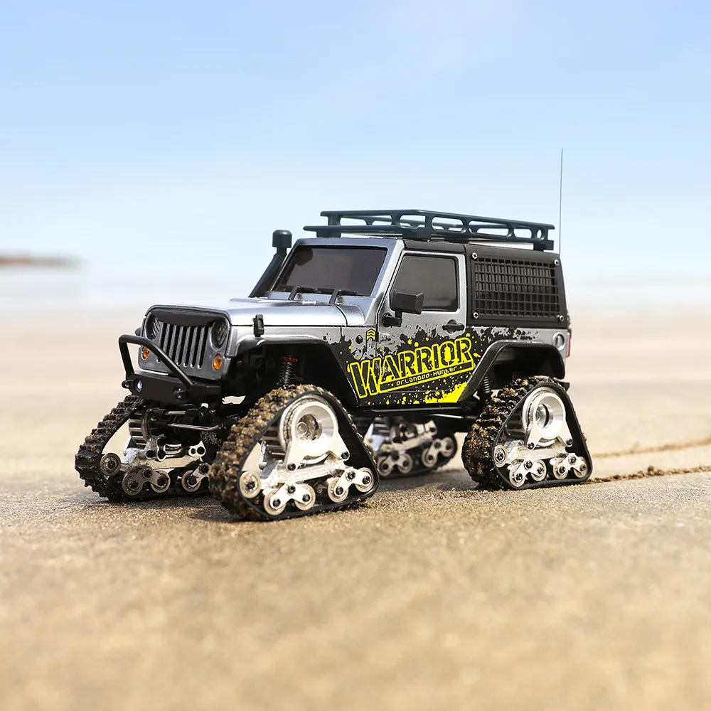 Orlandoo Hunter MCT-300 1:32 1:35 Scale RC Crawler Metal Assembly Rubber Track Set Mini Off Road Climbing Vehicle Upgrade Parts