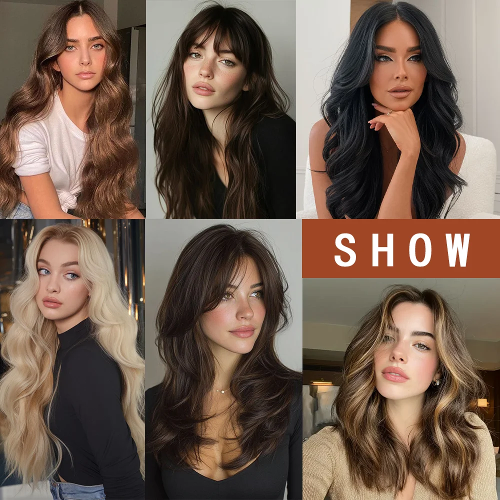 클립형 원피스 인모 연장 40-50G 블론드 브라운 웨프트 클립 천연 실크 스트레이트 헤어피스 여성용 12''-22''