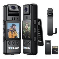 BOBLOV Mini Camera A23 HD1080P 180 Rotating len Video Recorder Infrared Night Vision Small Camcorder Police Body Cam