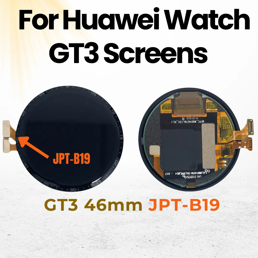 Премиум Huawei Watch GT3 46 мм JPT-B19 Сменное стекло экрана — 1,43 дюйма AMOLED Ultra HD, простая установка, прочный