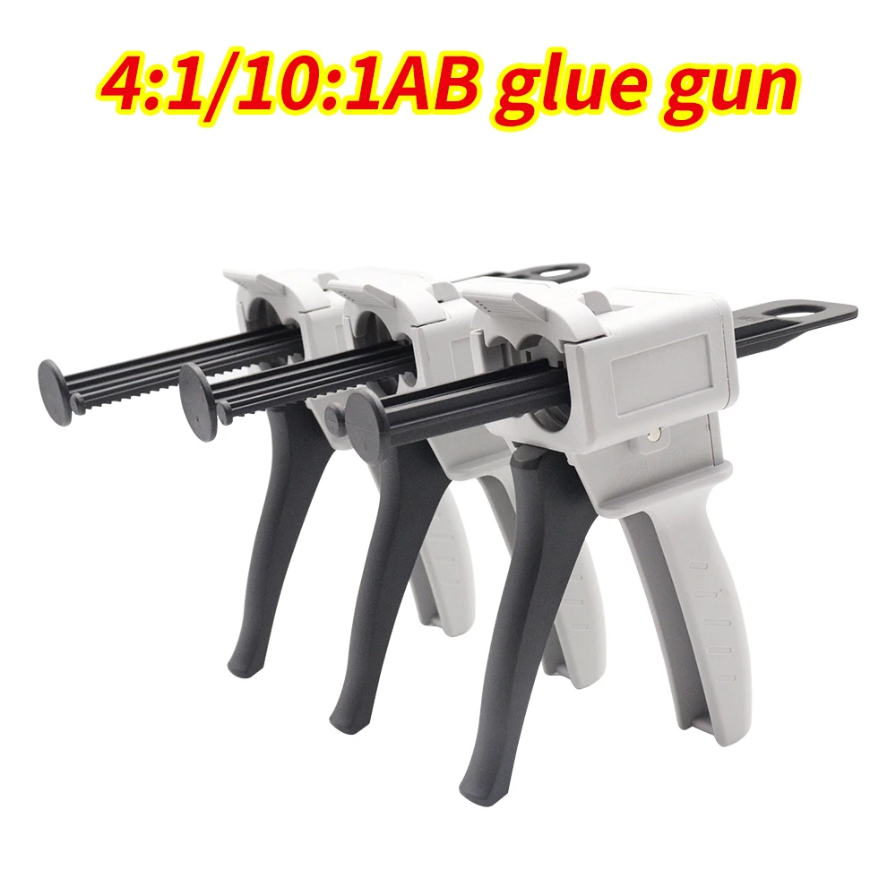 Imagem -03 - Epoxy Glue Gun Impression Mixing Dispensing Gun Adequado para 4:1 10 ab Cartuchos Duplos 50ml 75ml ab