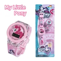 My Cartoon Little Pony Luminous Watch Children Girl Boy Cute Exquisite Toy Electronic Night Light Watch Birthday Gifts Toys