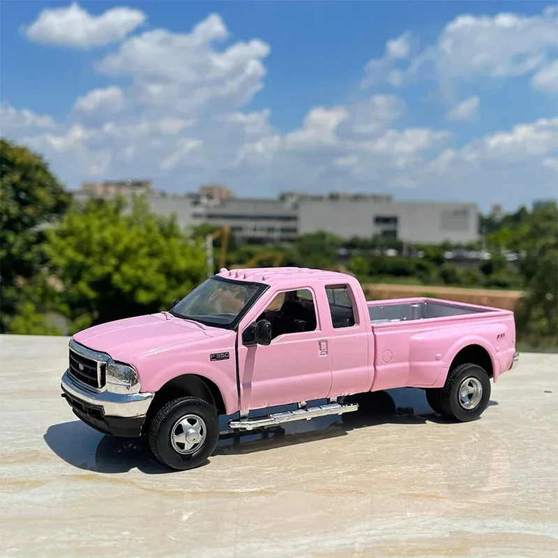 (No Box)G1 Scale Pickup Simulation Alloy Car Model Static Display Collectible Toys Gift Souvenir Decoration