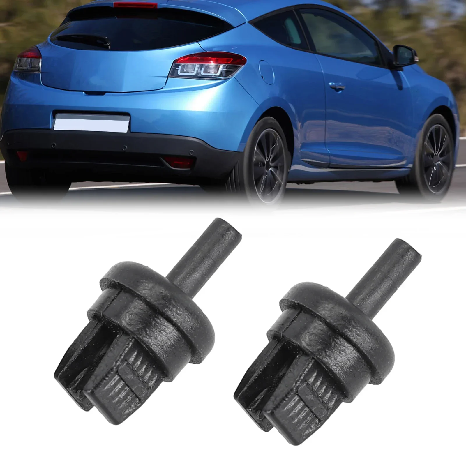 

2pcs Trunk Parcel Shelf String Hanger Clips For Clio Megane Scenic Modus Rear Boot Parcel Shelf Hanger Brakcet