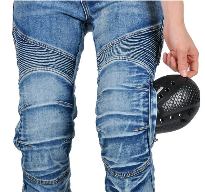 Motorcycle jeans  Womens pantshigh elastic motorcycle riding rider pants Racing pants with protective