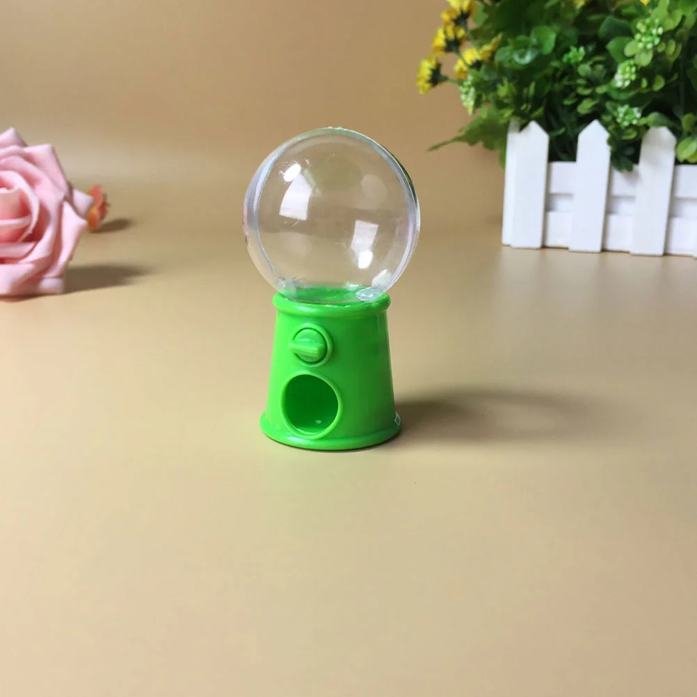 6 Pcs Automatic Kitchen Soap Dispenser Mini Machine Kids Gumballs Candy Twisting Vending for Money Bank Light Green Child