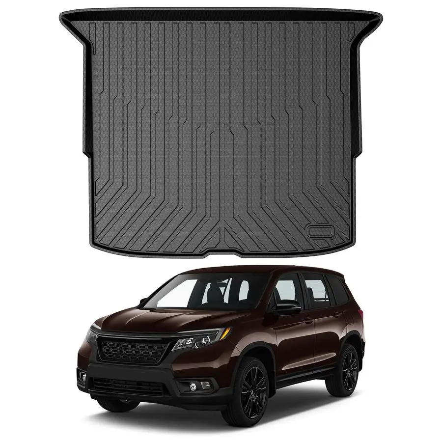 

Всепогодный противоскользящий коврик в багажник для Honda Passport 2019-2025, черный, на заказ