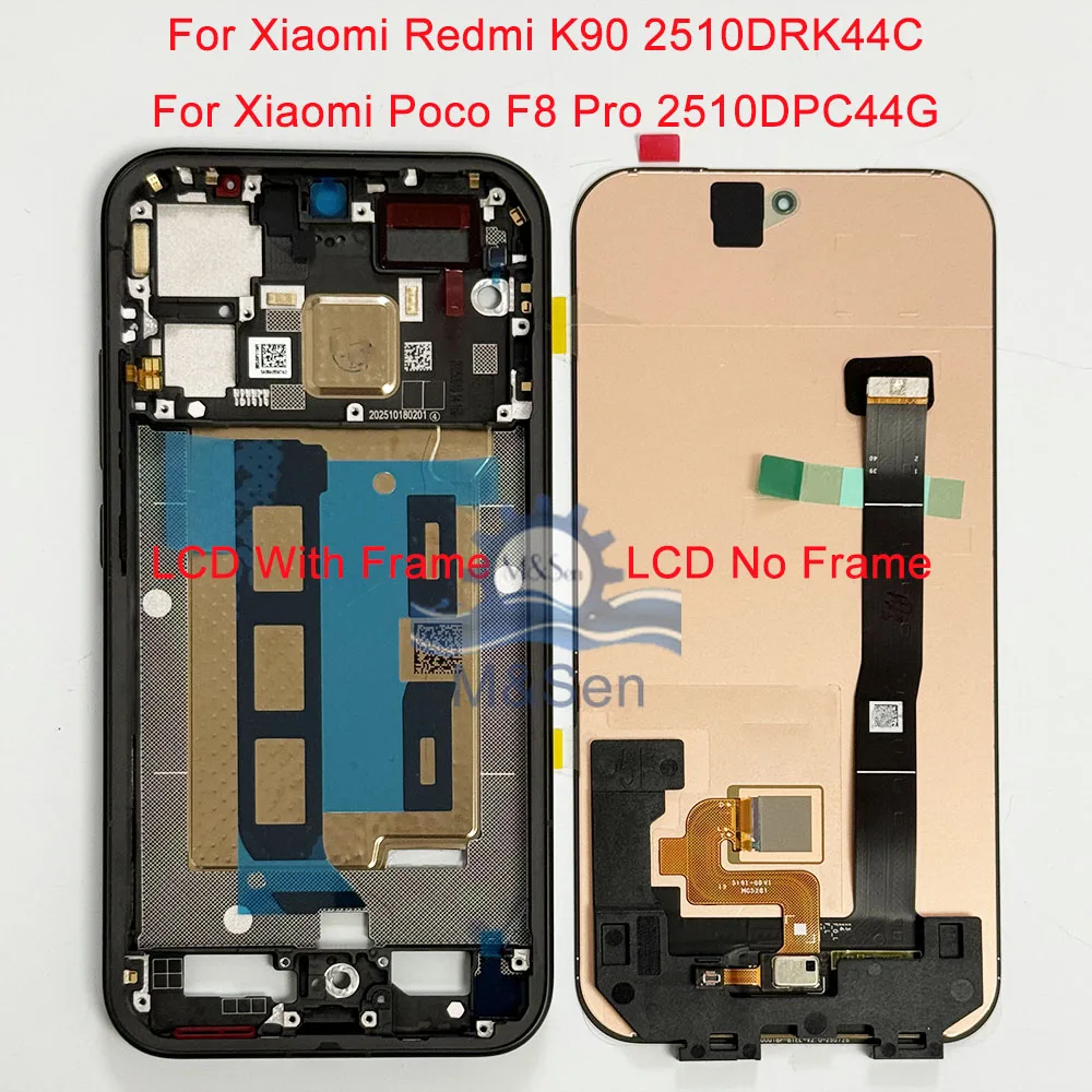 AMOLED Original For Xiaomi Redmi K90/Poco F8 Pro LCD Sreen For