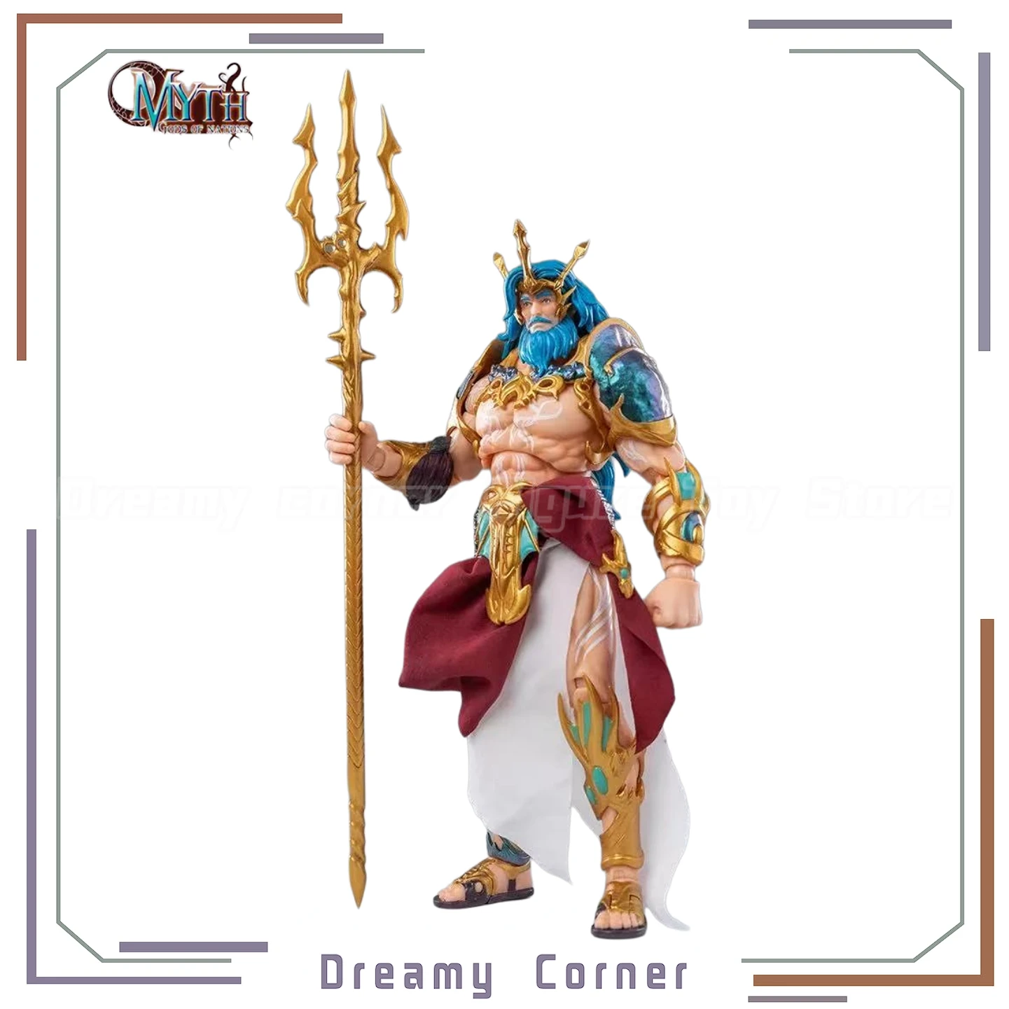 

【In Stock】Shinfu Toys M03G Gods of All Nations Poseidon 1/12 Scale Action Figure Toys Model