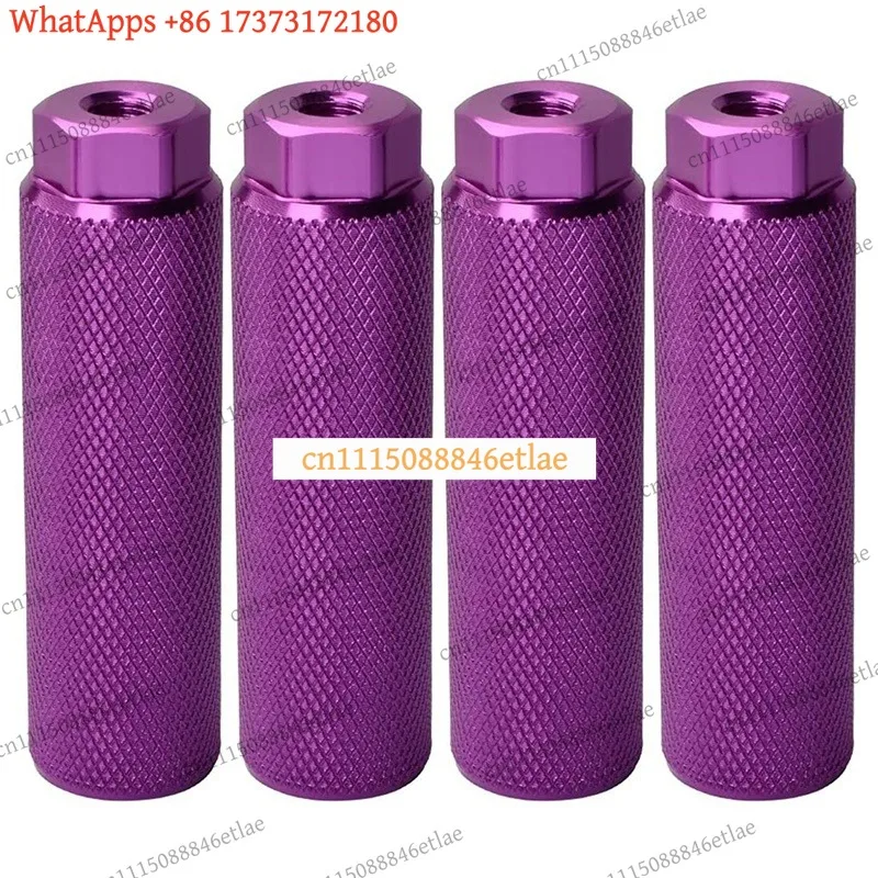 k3 AAA04R 4Pcs Aluminum Alloy BMX Bike Pegs Anti-Skid for 3/8