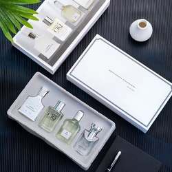 Coffret cadeau de parfum de marque pour femme, parfum floral durable, vaporisateur de phéromone, eau de parfum, toilette Cologne, 100ml, ensemble de 4 pièces