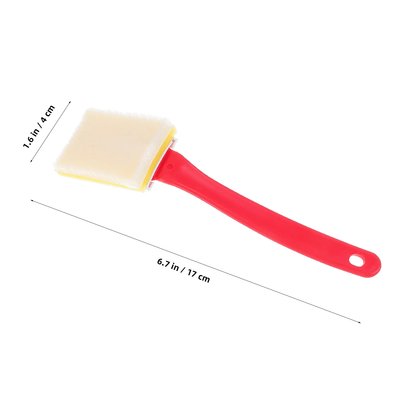 3Pcs Paint Edger Brush for Walls Thick Nylon Bristles Corner Edge Trimmer Tool Wall Painting Edger Baseboard Ceiling Touch Up