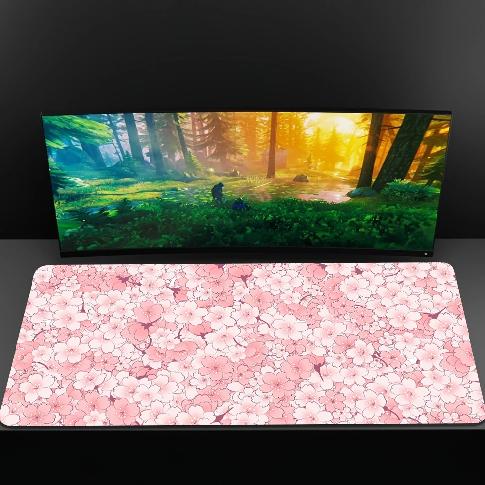 

Тема вишневого цвета, большой коврик для мыши с HD-принтом, настольный коврик, игровые коврики, аксессуары для ПК, удлиненный коврик для клавиатуры, настольные коврики, коврик для ковра