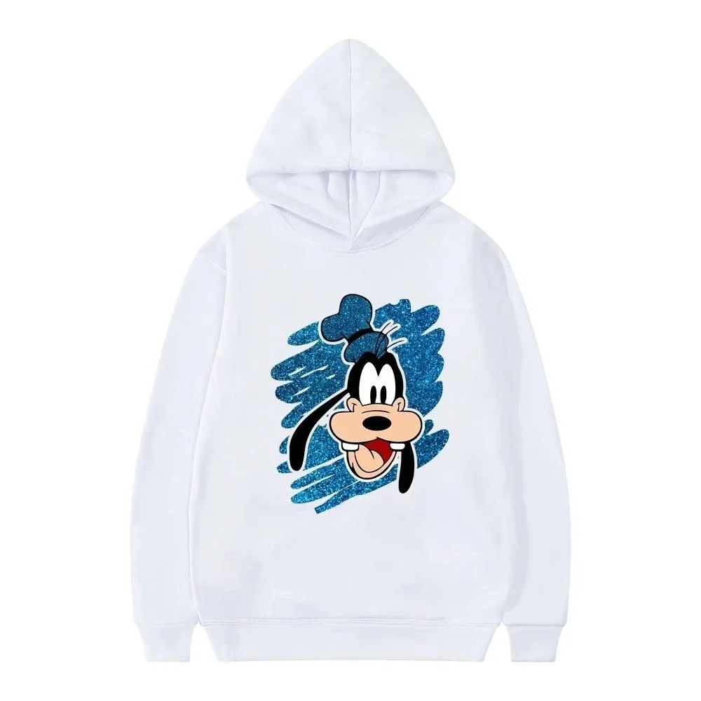 

Детская толстовка с принтом мультфильмов Disney Goofy, осенне-зимняя уличная повседневная модная детская удобная толстовка