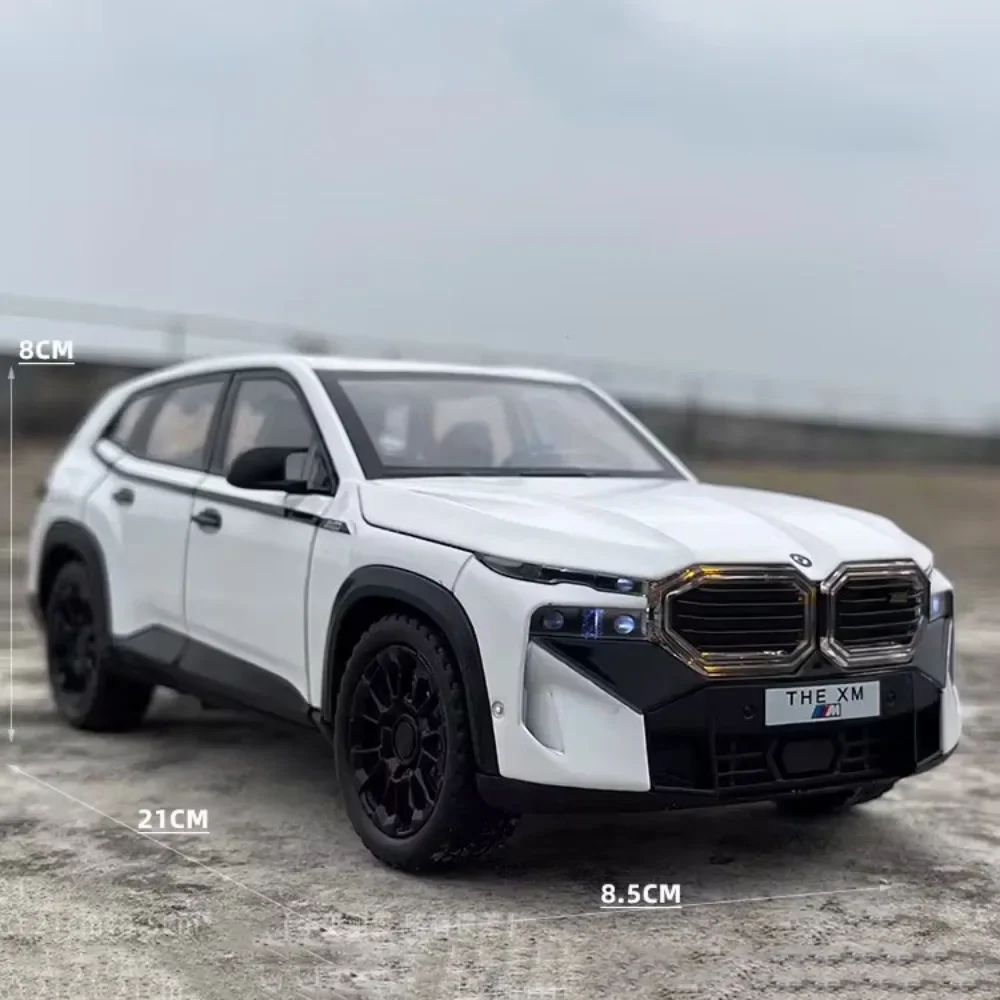 

1:24 XM X5 Alloy Sports Car Miniature Model Toy Diecasts Metal Sound and Light Pull Back Collection Vehicles for Childrens Gifts