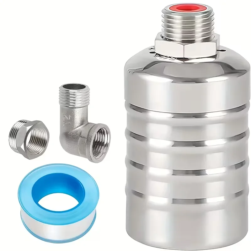 3pcs 304 Stainless Steel Fully Automatic Water Level Control Float Valve with 1/2