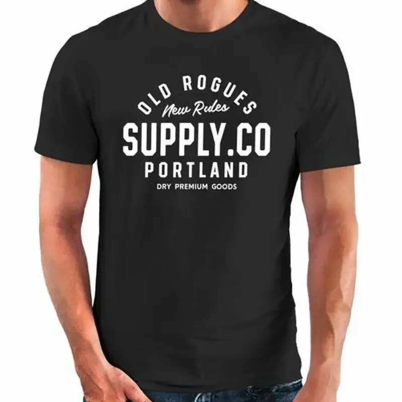 Mens TShirt Lettering Writing Retro College Casual Sports